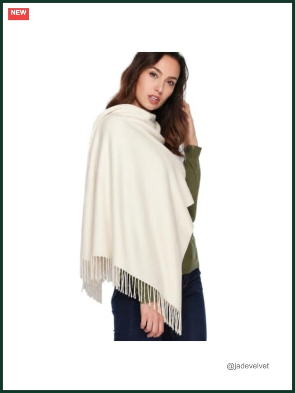 Extra Large Wool Blend Pashmina Shawl Wrap for Women Soft Warm Winter Scarf